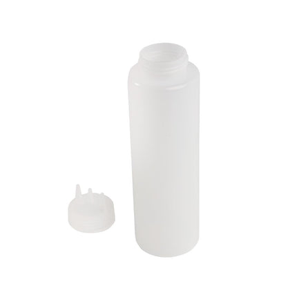 Squeeze Bottle with 3 Nozzles Transparent 1L | Vogue 4