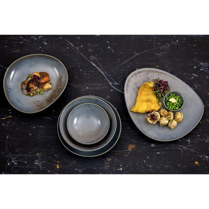 Blue Triangular Dipping Bowls 78mm | Olympia Ember Collection 10