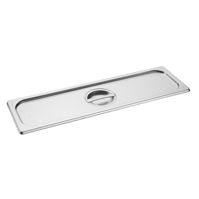 Stainless Steel Gastronorm Lid | Vogue | GN 2/4 2