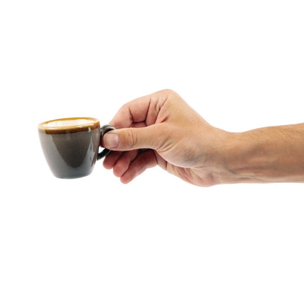 Kiln Grey Espresso Cups 85 ml | Olympia | 6 Pieces 4