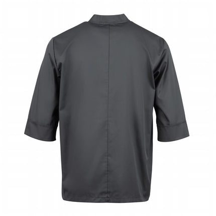 Unisex Chef Jacket Grey | Chef Works | L | Polyester/Cotton 7