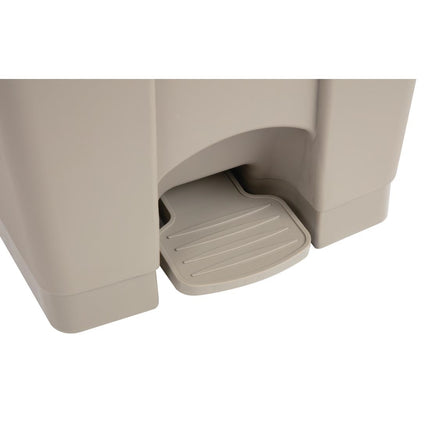 45L Pedal Bin with Airtight Lid | Jantex Beige 4