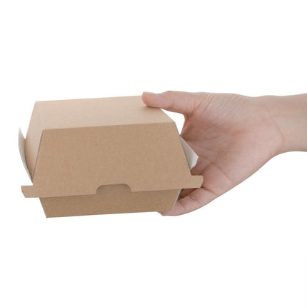 Compostable Hamburger Boxes Kraft Small | Fiesta 4