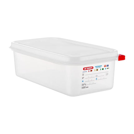 Araven GN 1/3 Food Container with Lid 4L