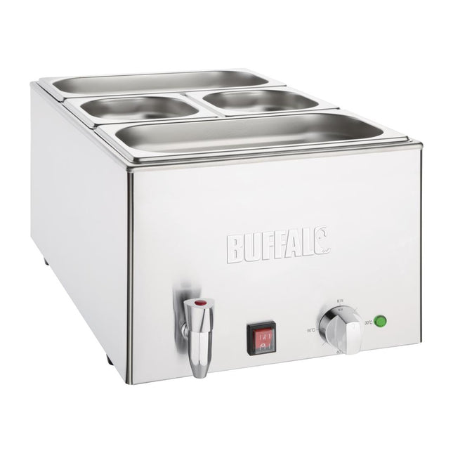 Stainless Steel Bain Marie with Tap | Buffalo 2
