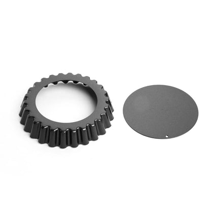Mini Non-Stick Quiche Molds with Removable Bottom 10cm | Vogue | Set of 3 3