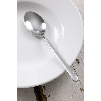 Henley Polished Stainless Steel Dessert Spoons (12 pcs) | Olympia 5