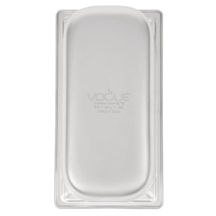 Stainless Steel GN 1/3 Container 150mm Depth | Vogue 6