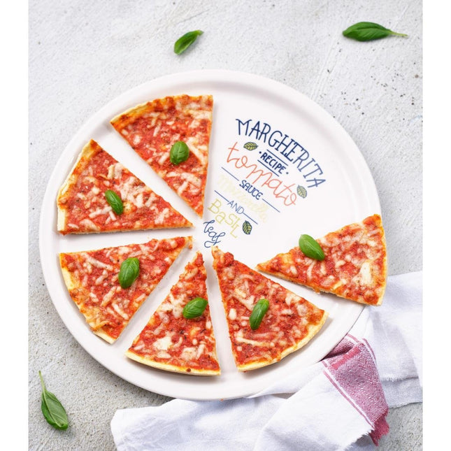 Decorated Pizza Board 30cm Margarita Recipe 2