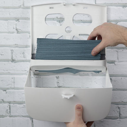 Multi-Fold Paper Towel Dispenser | Jantex | White 6