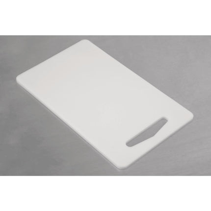 White LDPE Cutting Board 6mm Thick 150x250mm 6