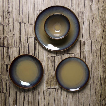 Wide Bowls Aubergine Reactive Glaze 205mm | Olympia Birch 5