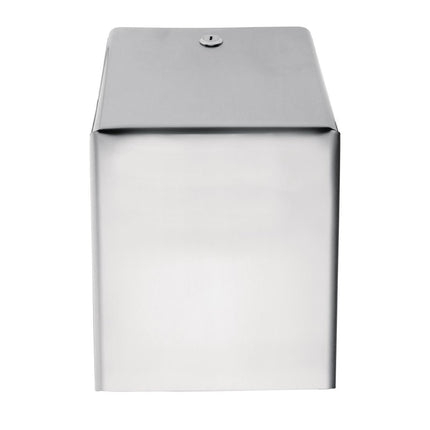 Stainless Steel Centrefeed Hand Towel Dispenser | Jantex 2