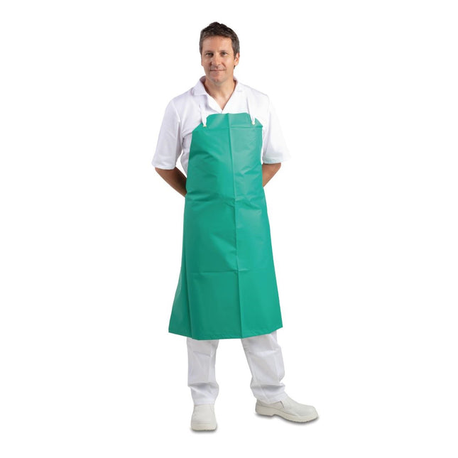 PVC Nylon Halter Apron Green | Whites | 105x90 cm 2