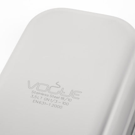 Stainless Steel GN 1/3 Container 100mm Depth | Vogue 7