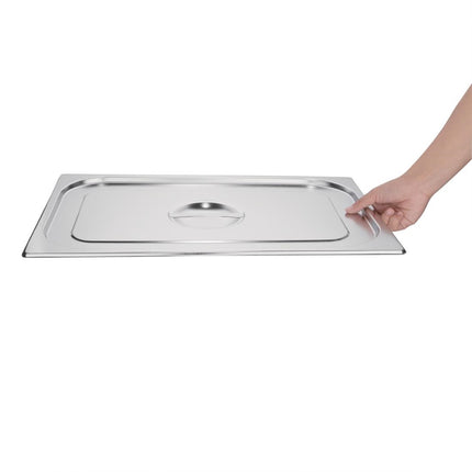 Stainless Steel Lid for GN 1/1 Pan | Vogue 2