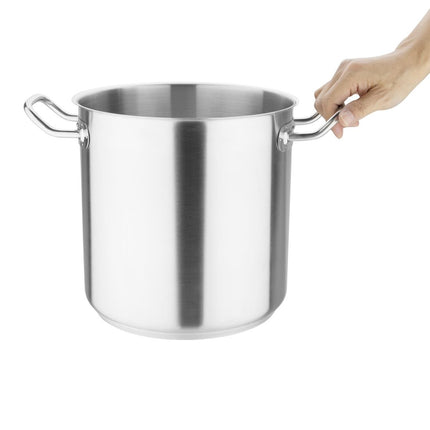 Stainless Steel Induction Soup Pot 24cm 10.5L | Vogue 2