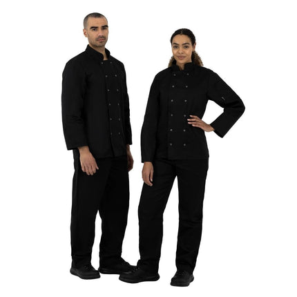Unisex Long Sleeve Black Chef Jacket | Whites Vegas | XXL 9