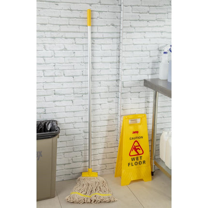 Yellow Stay-Flat Kentucky Cotton Mop | SYR 2