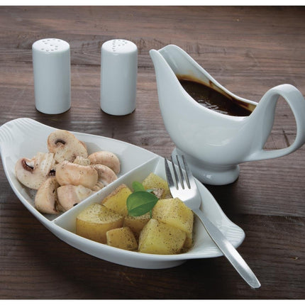 Whiteware Salt Shaker 8cm | Olympia 4