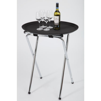 Chromed Folding Steel Stand for Tray C162 | Kristallon 2