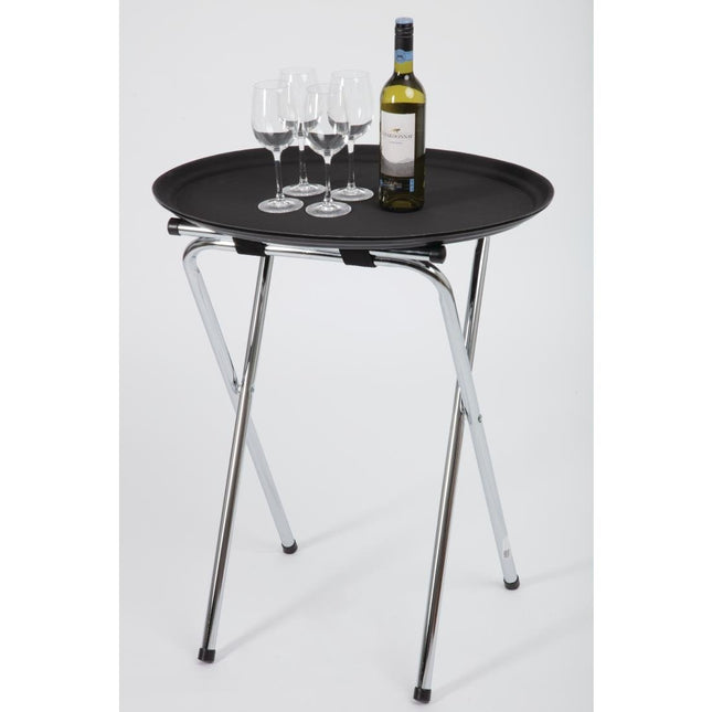 Chromed Folding Steel Stand for Tray C162 | Kristallon 2