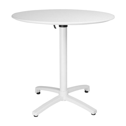 Foldable Propylene Table 800mm White | Bolero