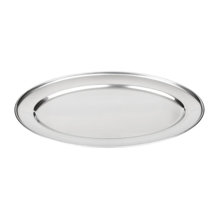 Oval Stainless Steel Serving Platter 60cm | Olympia 3