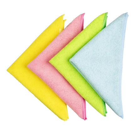 Yellow Microfiber Cloths 40x40cm | Jantex | Pack of 5 4