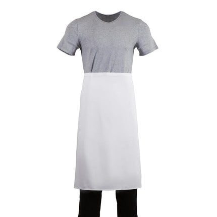 White Polyester-Cotton Standard Waist Apron 75x90cm | Whites 6
