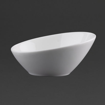 Lumina Oval Slant Serving Bowls 14.8cm | Olympia (6 Pieces) 4