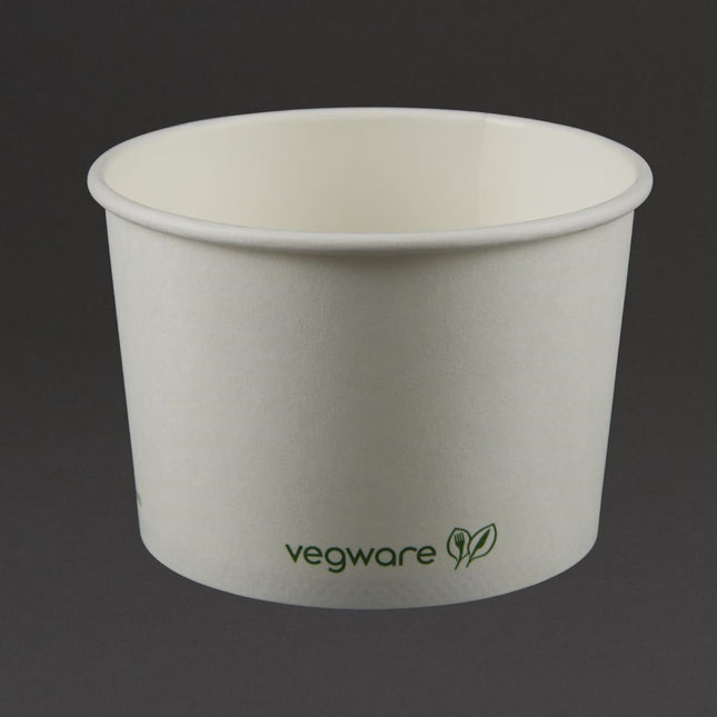 Vegware Compostable Soup and Ice Cream Cups 23cl | Pack of 1000 2
