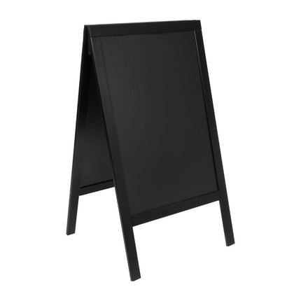 Large Black Woody Sidewalk Chalkboard | Securit