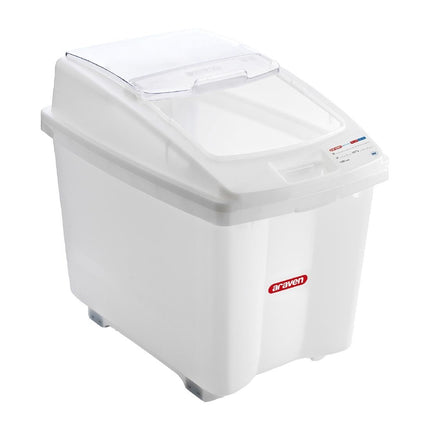 Transparent Ingredient Container with Wheels 80L | Araven