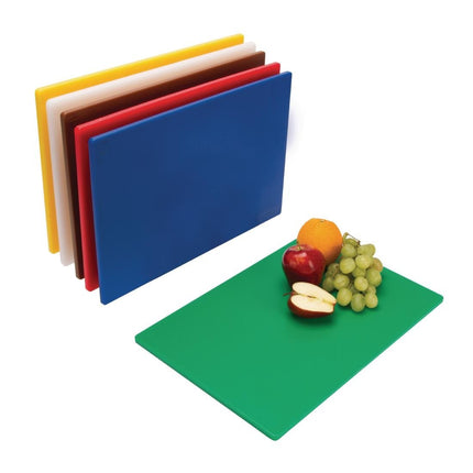 LDPE Cutting Boards HACCP 450x300x10mm | Hygiplas 2