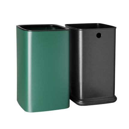 Square Waste Bin Green 10L | Bolero 4