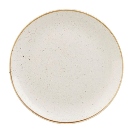 Stonecast Barley White Coupe Plate 22.9cm | Churchill