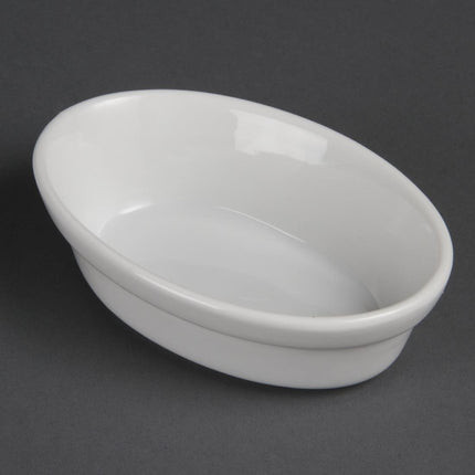 Olympia Whiteware Oval Serving Dishes 14.5cm