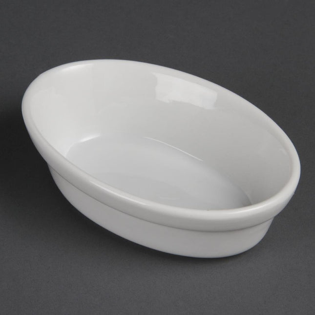 Olympia Whiteware Oval Serving Dishes 14.5cm