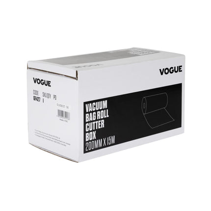 Vacuum Sealer Film Roll with Dispenser 20cm x 15m | Vogue 4