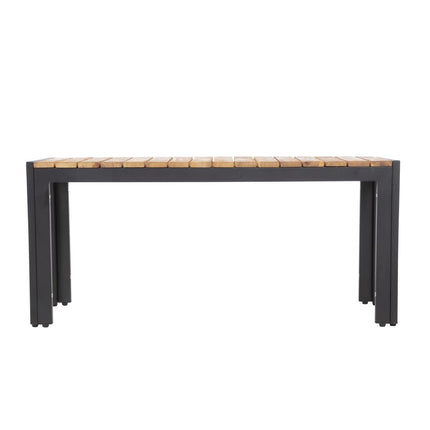 Industrial Steel and Acacia Wood Benches 100cm | Bolero | 2 Pieces 2
