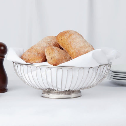 Open Stainless Steel Bread and Fruit Basket | Olympia | 25.5 cm 2