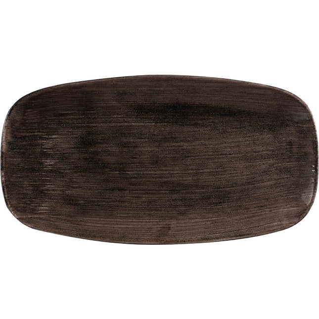Extra Large Black Serving Bowl 355mm | Churchill Stonecast Patina