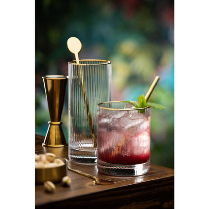 Hayworth Hiball Glass with Gold Rim | Utopia | 355ml 2