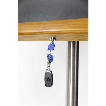 Teakwood A4 LED Menu Holder with Pole and Base | Securit | 4x A4 5