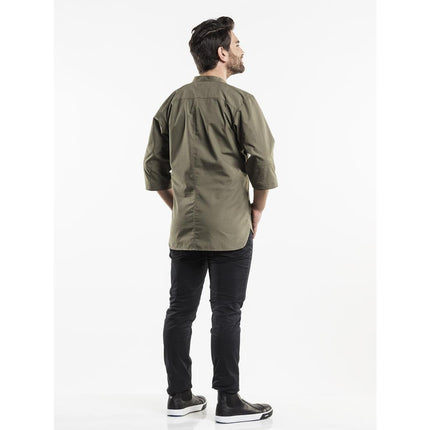 Men's Chef Jacket Green | Chaud Devant Bujutsu | Size XL 2