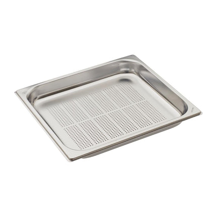 Stainless Steel Perforated GN 2/3 Pan 4cm | Gastro M