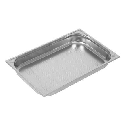 Perforated Stainless Steel GN 1/1 Pan | Vogue | 65 mm Depth