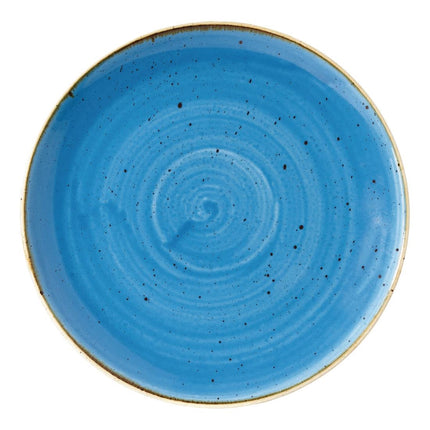 Coupe Plate Cornflower Blue | Churchill Stonecast | 21.7cm