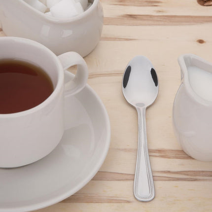Teaspoons High Gloss 18/0 Stainless Steel with Bead Edge | Olympia Bead 2